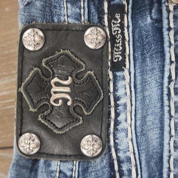 Miss Me Blue Straight Leg Jeans - Picture 3 of 13